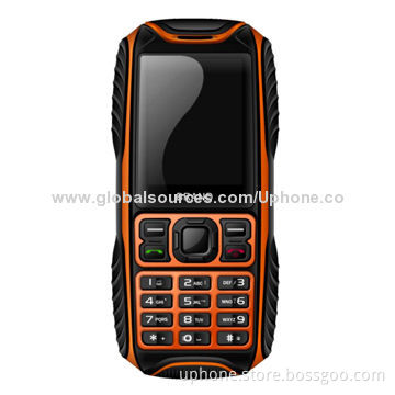 2-inch IP67 Waterproof GSM Mobile Phone, Drop Resistance, Sized 121.6 x 55.8 x 19mm